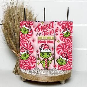 Grinch 3D Inflated 20oz Insulated Tumbler Coffee Cup